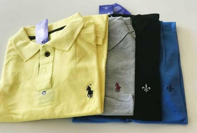 Camisa Polo Masculina Atacado - Foto 4