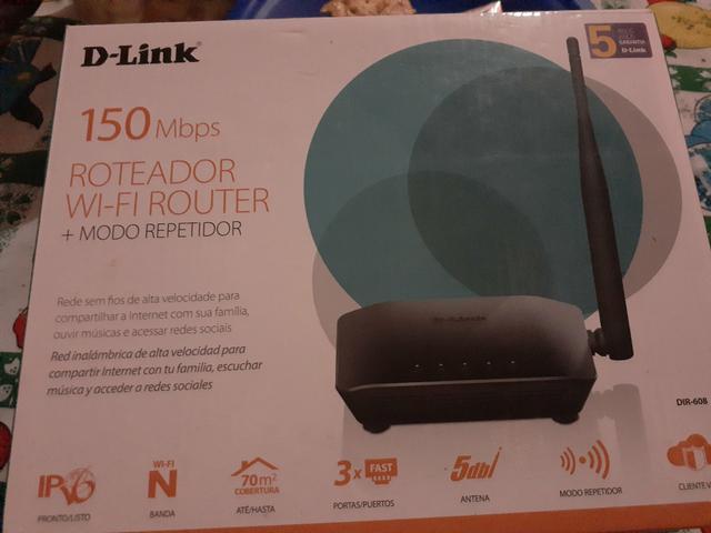 Roteador D-Link novo