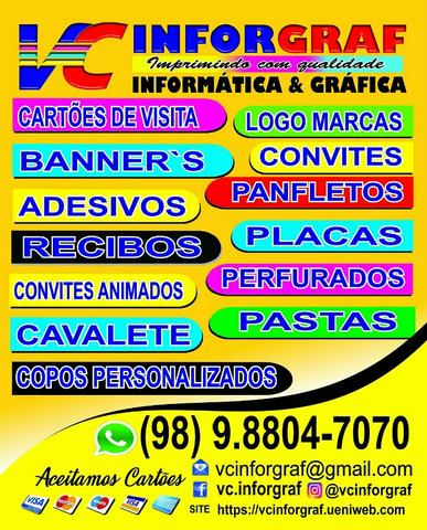 Gráfica cartão de visita