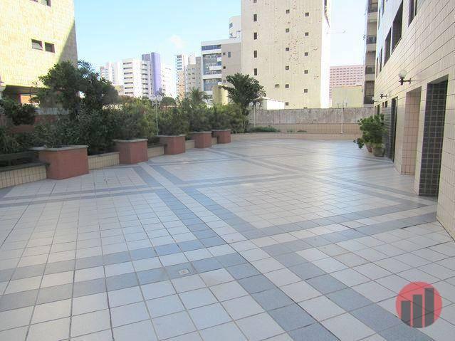 Apartamento com 2 dormitórios para alugar, 70 m² por R$ 1.300,00 - Meireles - Fortaleza/CE - Foto 4