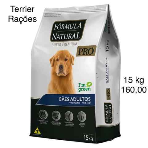 Ração Fórmula Natural SUPER PREMIUM Pró Cães Adultos 15 kg