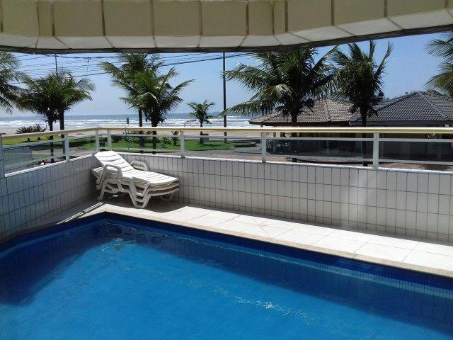 Lindo apartamento frente para o mar com varanda gourmet disponivel reveion