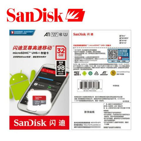 Cartão Sandisk Ultra 32gb 98mb/s