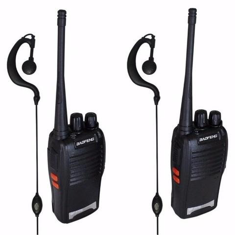 Kit 2 Radios Comunicação Ht Uhf Vhf 16 Canais Completos 777s - Foto 2