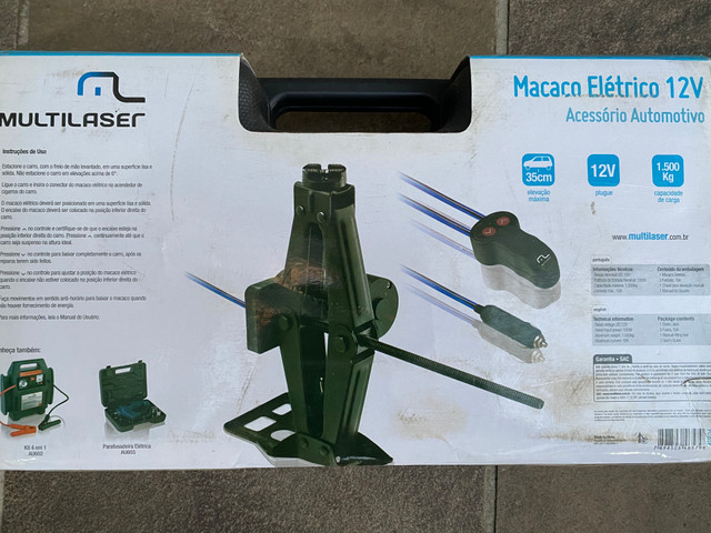 Macaco Elétrico Automotivo 12V