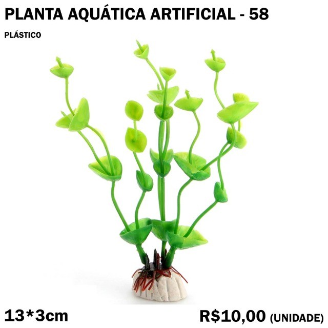 Planta Artificial para Aquário