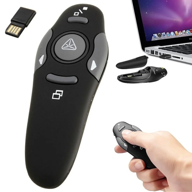 Apresentador de Slide Apontador Laser Controle Sem Fio AGold - Foto 6