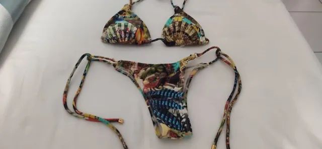 biquini lacinho blue man