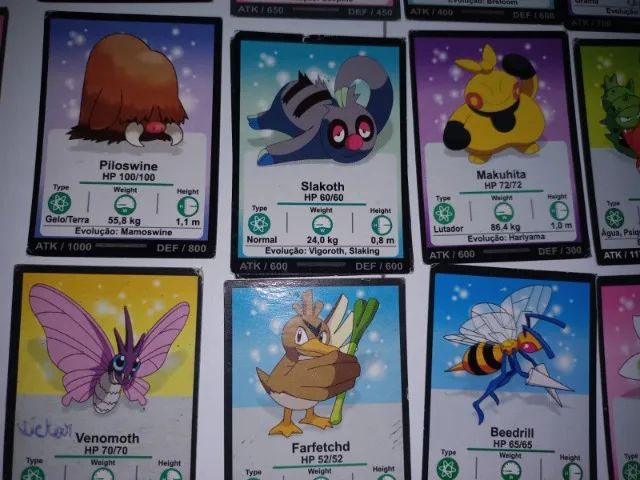 22 Cartas Pokémon Go - Cards Games, Produto Vintage e Retro Usado 69011319