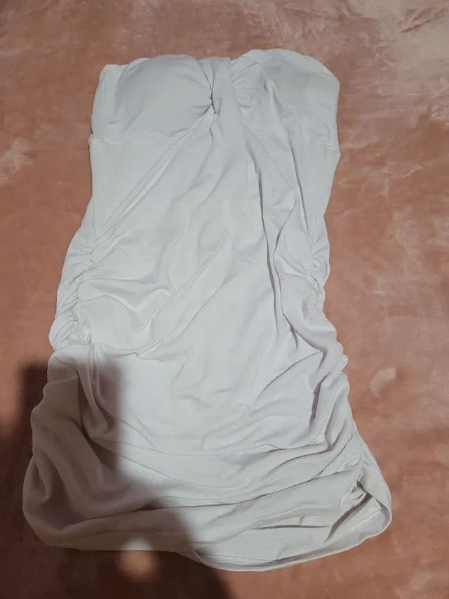 Vestido curto branco