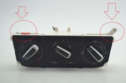 Comando Controle Ar Condicionado Painel Vw Voyage Original - Foto 2