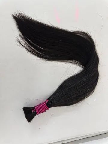 Cabelos humanos/liso de 65 cm 