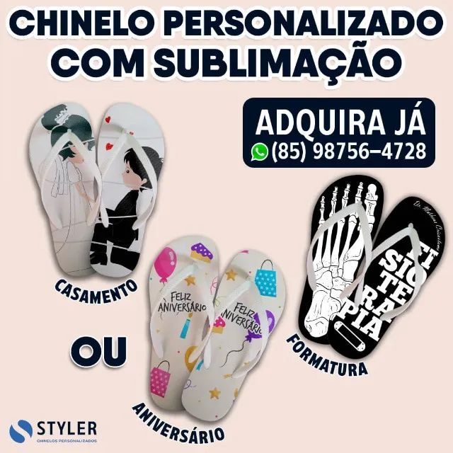 Chinelos Personalizados (Direto da Fábrica)