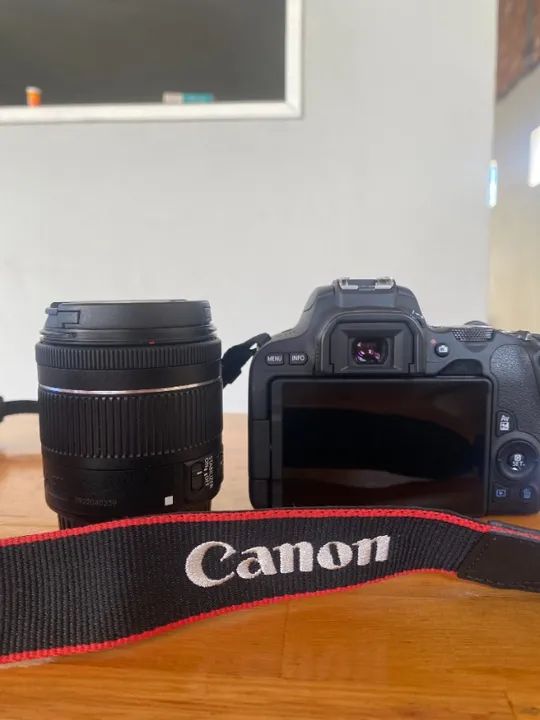 Câmera Canon SL2 + lente 18-55mm - Foto 5