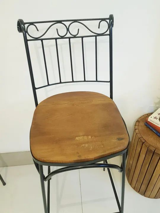 Banqueta Fixa Para Bancada 70cm
