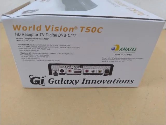 Lote com 360 Unidades Receptor de TV World Vision T50C Novo - Foto 4