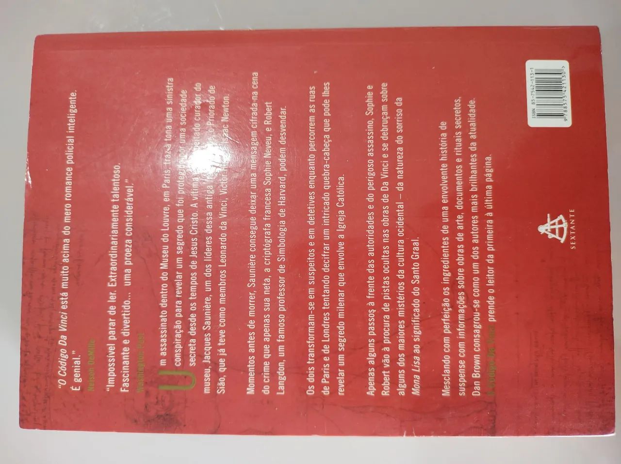 Livro Código da Vinci de Dan Brown  - Foto 2