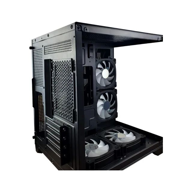 Gabinete Gamer Hayom GB1790 *Com 4 Fans Rgb Controlável* - Micro-ATX e Mini-ITX - WZetta - Foto 6