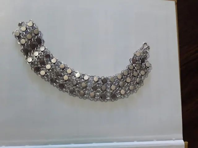 Pulseira de Prata Bali com Três Fileiras - Foto 3