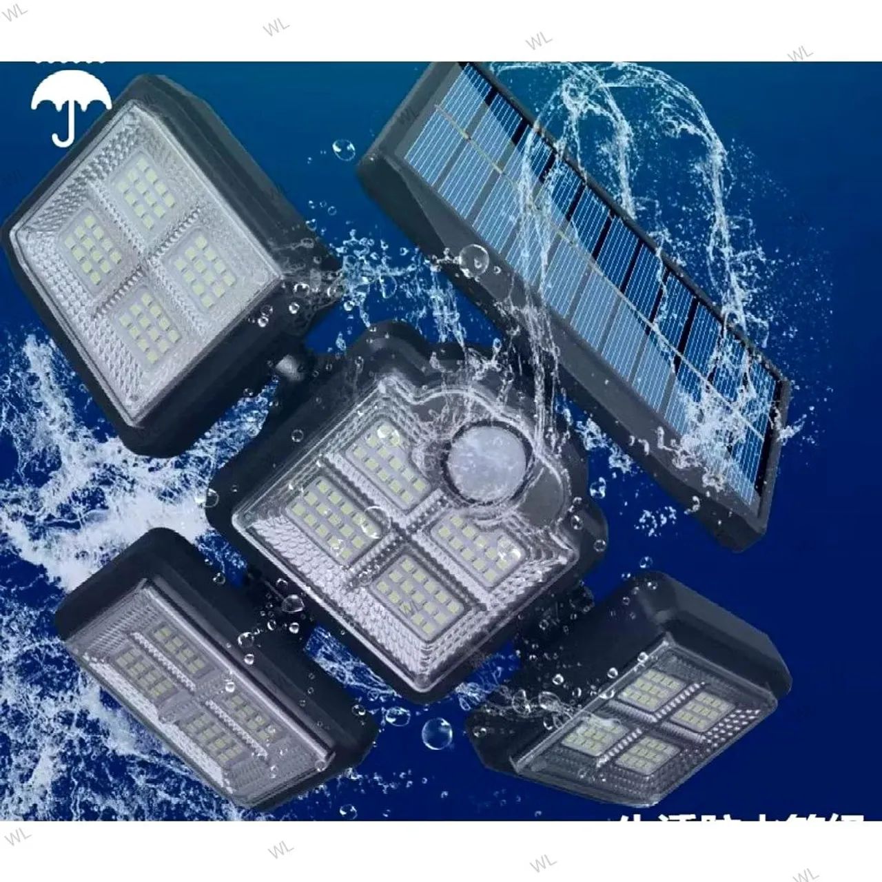 Luminária Solar Led, Giratória e Dobrável com Controle! - Foto 3