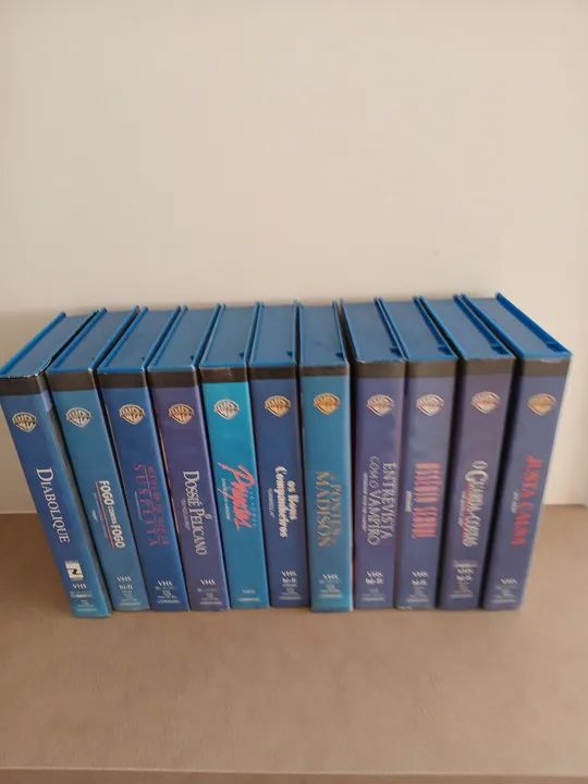Lote Com 11 Fitas Vhs da Warner - Novíssimas - Foto 3