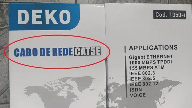 Cabo Cat5e para internet Caixas e Metros - Foto 2