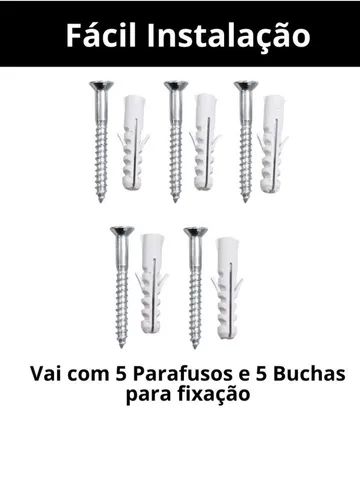Kit Acessórios para Banheiro Branco - Foto 3