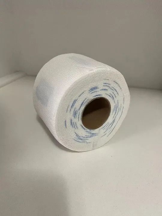 gola higiênica branca barbearia salão beleza1 rolo c/100fls