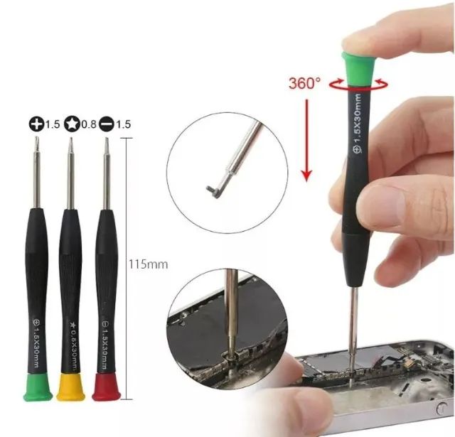Ferramentas Kit De Reparo De Celular 21 Em 1 Para iPhone T6 Arduino Automação COD-FR70   - Foto 2
