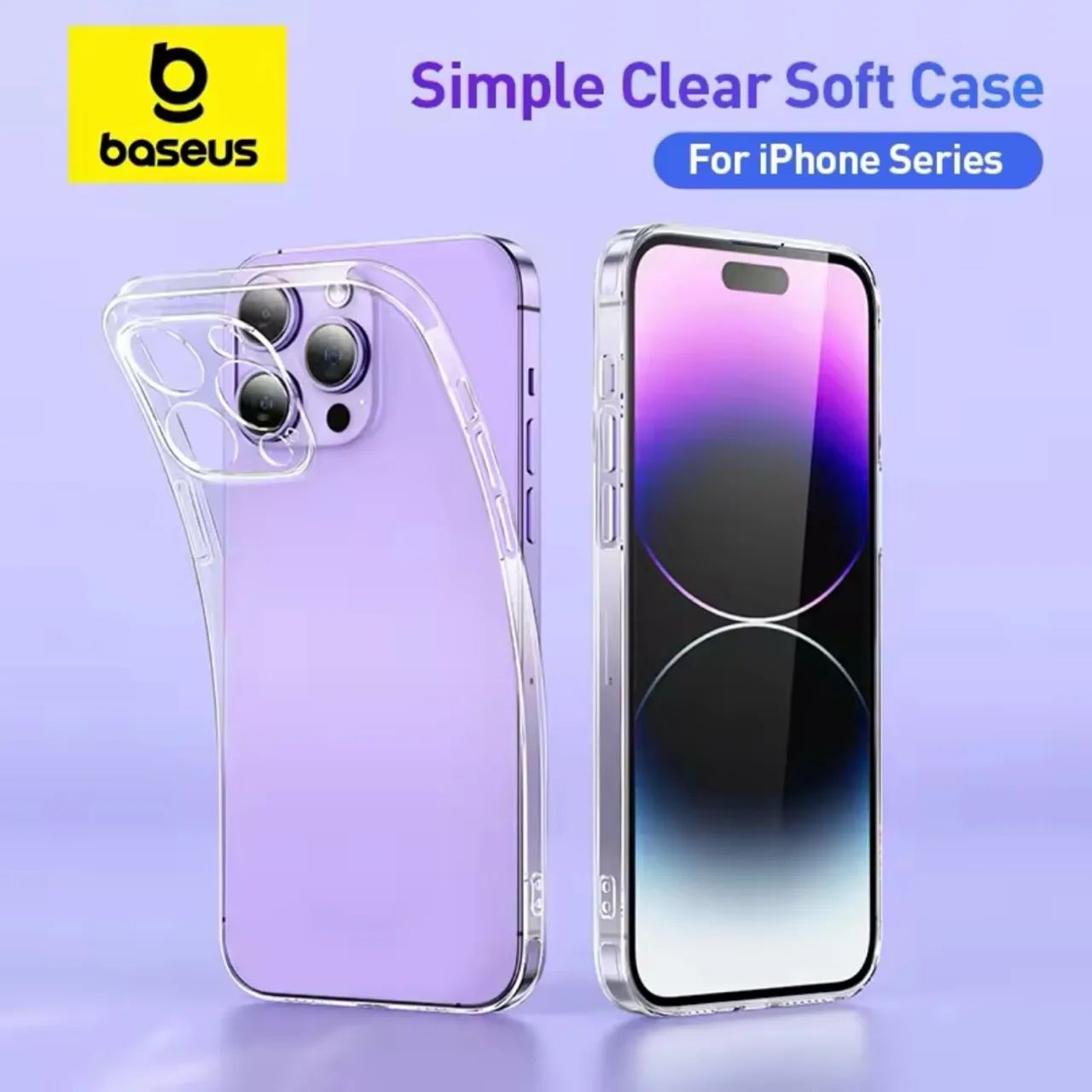 Capa iPhone 16 Baseus flexível 