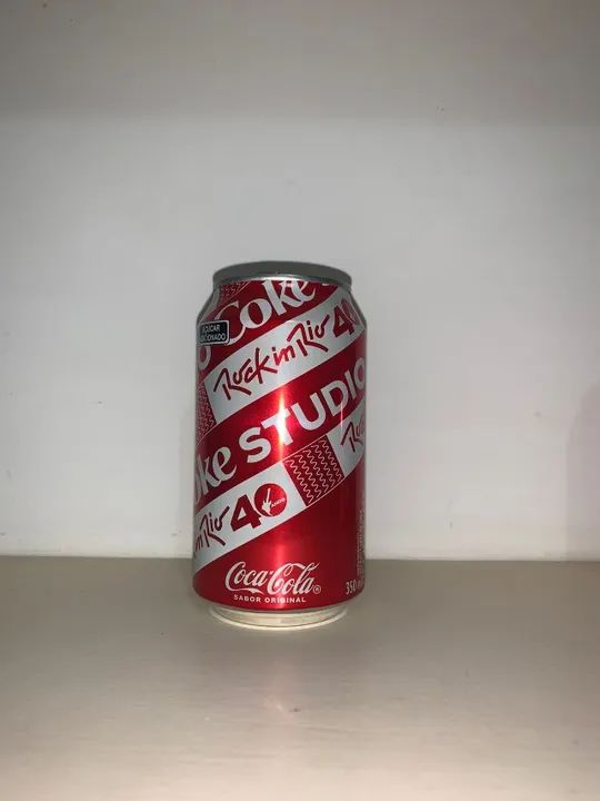 Lata: Coca Cola Rock In Rio 40 Anos - Item Colecionador Raro - Foto 2