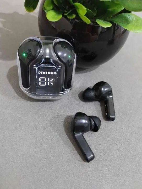 Air31 Fone Gamer Bluetooth 5.3/Case em cristal/Cancelamento Ruído/Visor LCd - Foto 2