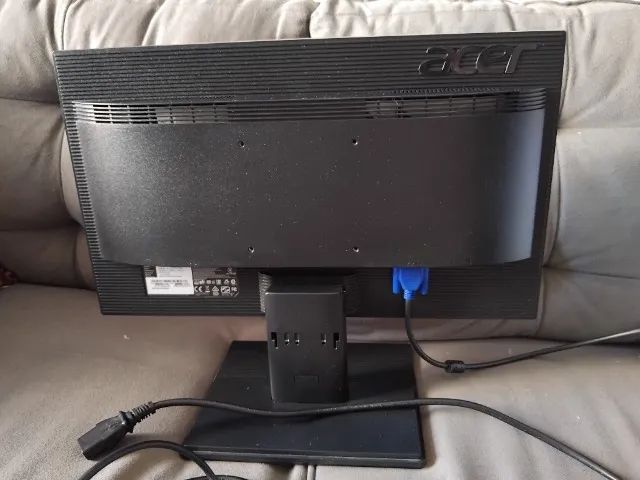 Monitor 19,5" LED Inclinação 25º ACER V206HQL VGA/VESA Estado de Novo! - Foto 3