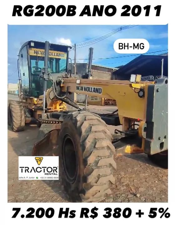 Motoniveladora New Holland RG200 RG170 RG140