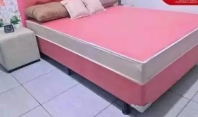 Cama box de casal nova 