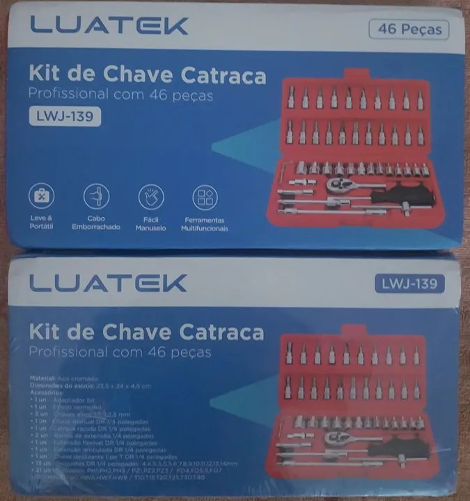 KIT CHAVES CATRACA 46 PEÇAS