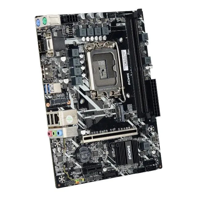 Placa Mãe LGA1700 H610 DDR4 c/ M.2 12ª/13ª/14ª Geração Pcyes PCYH610-14G64 - WZetta - Foto 2