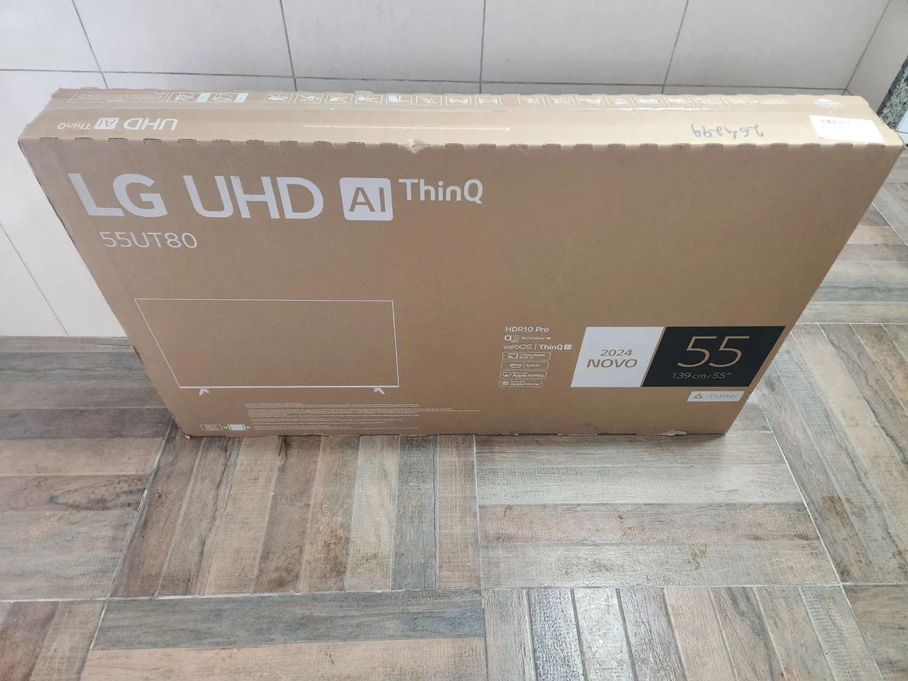 SMARTV LG 55 polegadas 4K UHD AI ThinQ 55UT80 - Nova - Foto 2