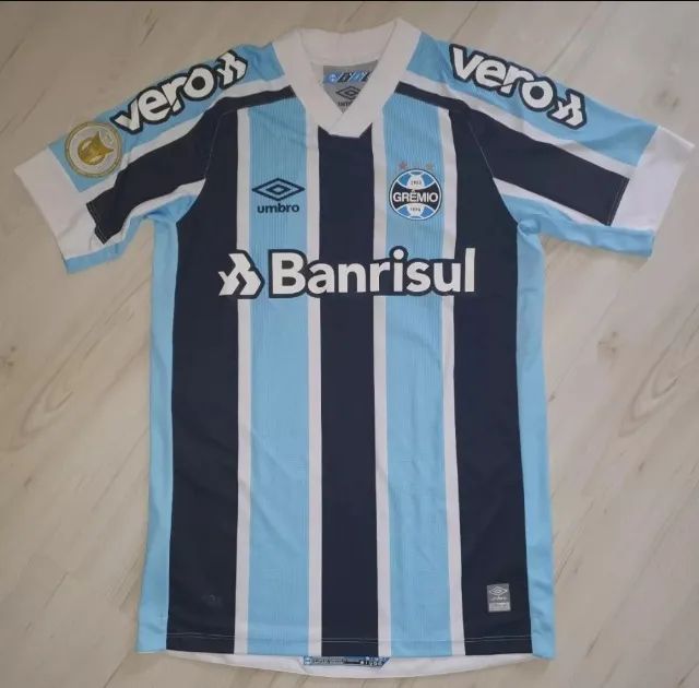 Linda Camisa De Jogo Do Grêmio 2021 Umbro #17 G. Azevedo Futebol