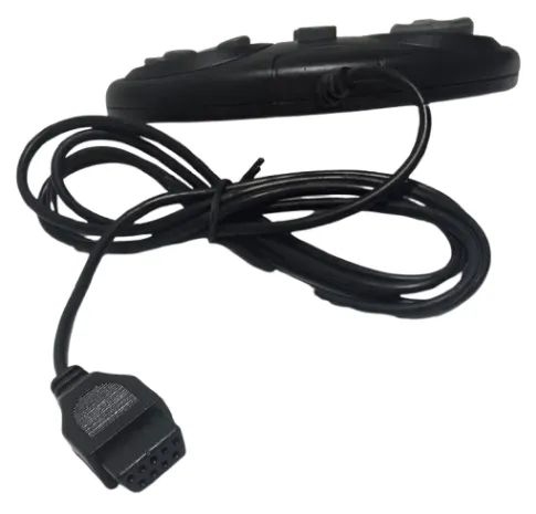 Controle compatível c/ videogames famiclone (clones de Famicom / NES) 6 botões (c/ fio) - Foto 2