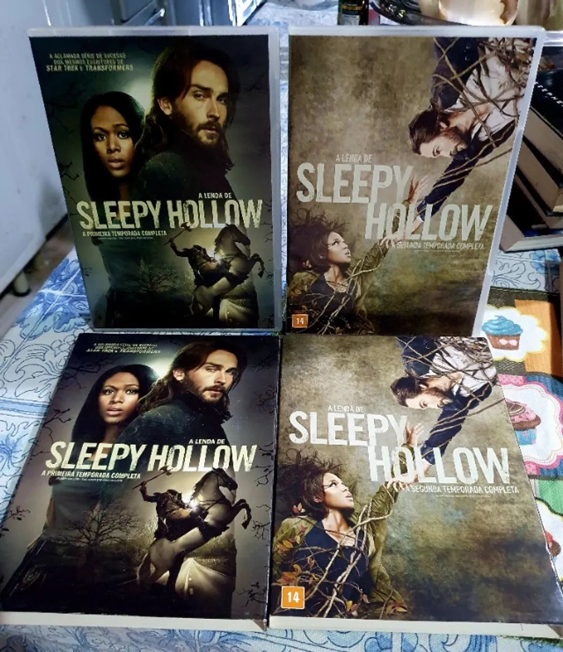Dvd A Lenda De Sleepy Hollow Temporadas 1 E 2 Originais com 9