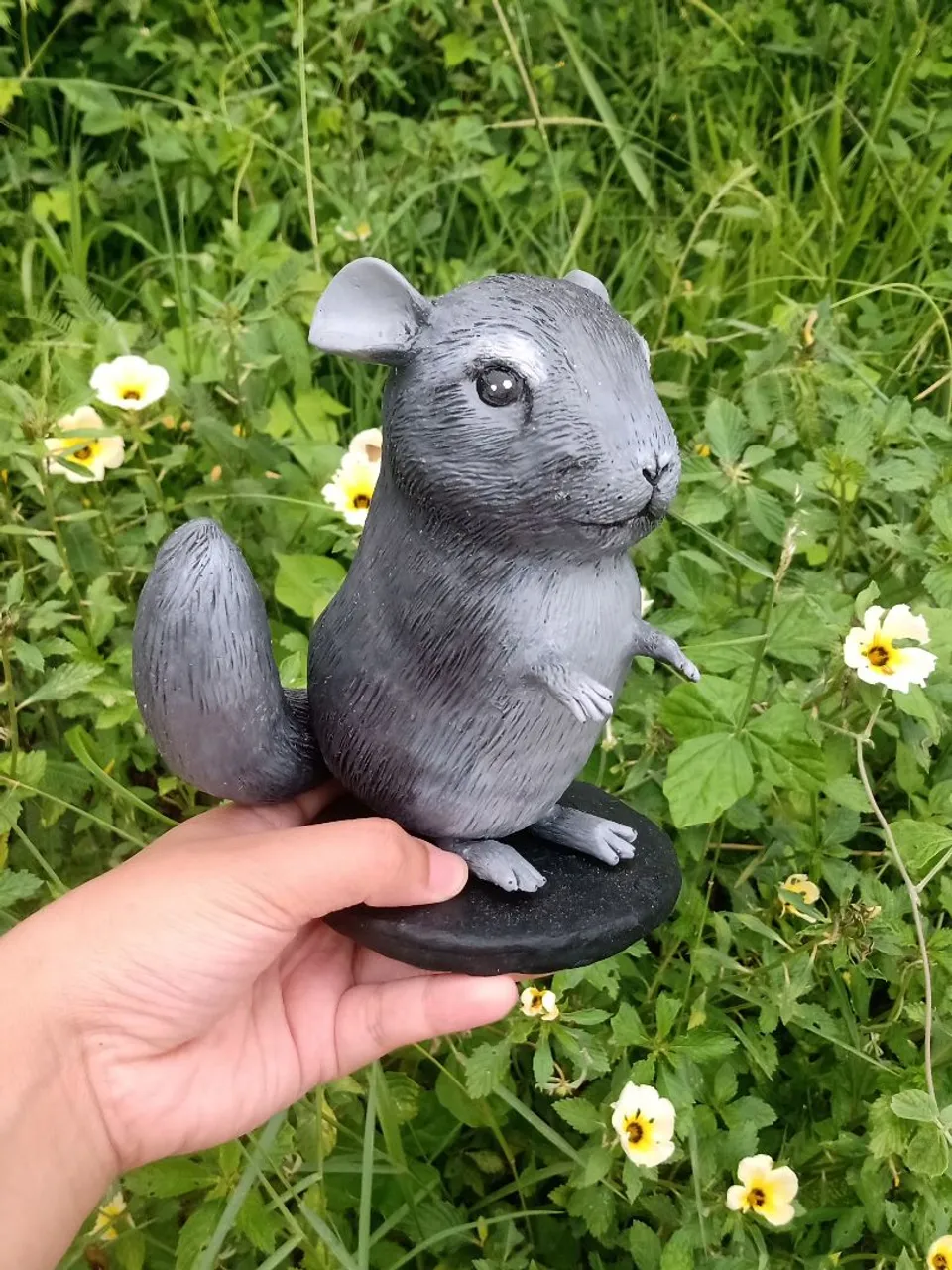 Decoração chinchila de biscuit?
