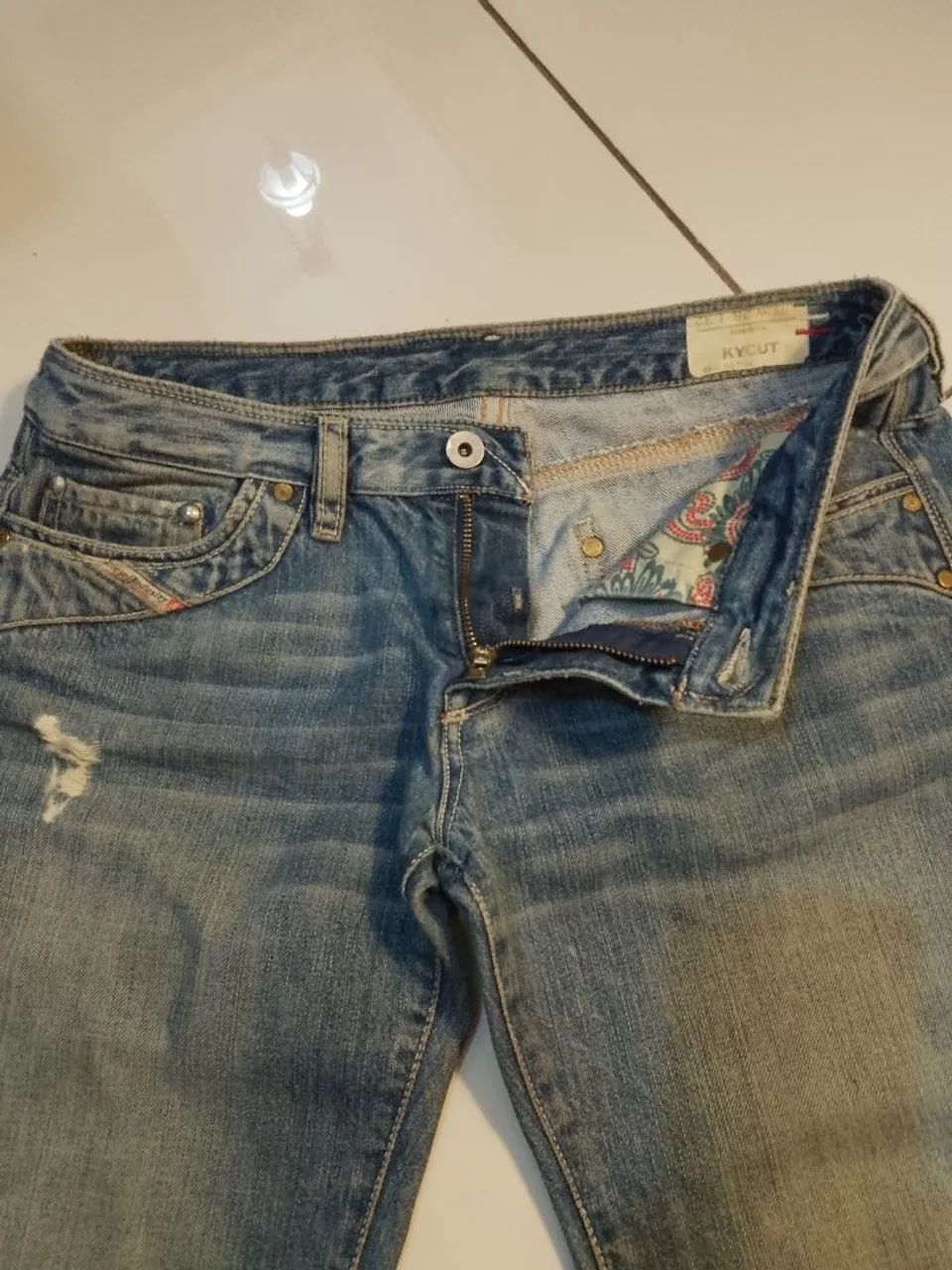 Calça Jeans Diesel - Tamanho EUA28 - BR38 - Foto 4