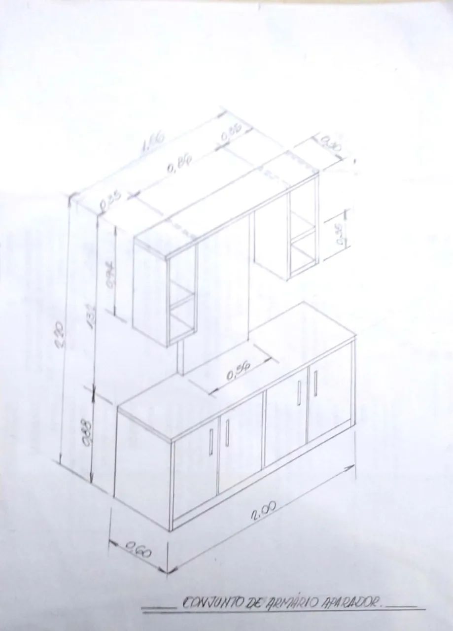 Aparador com Console em MDF - Foto 5