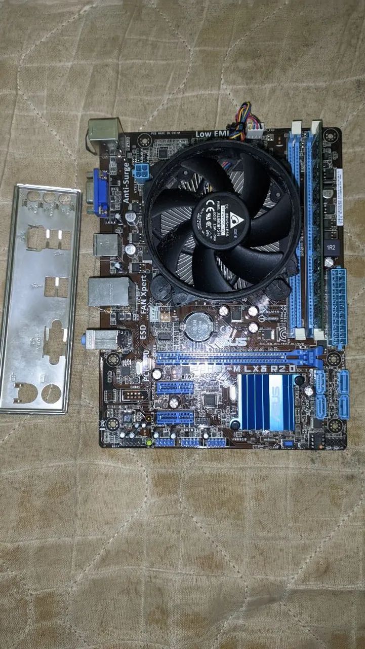 Kit 1155 completo placa memória processador  - Foto 4