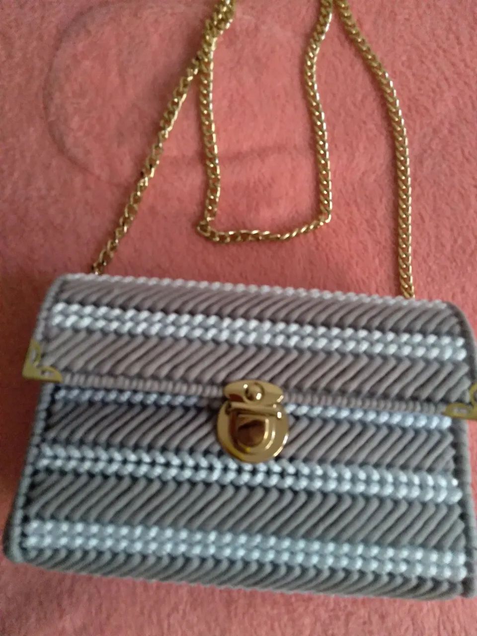 Bolsa em tela - Foto 2