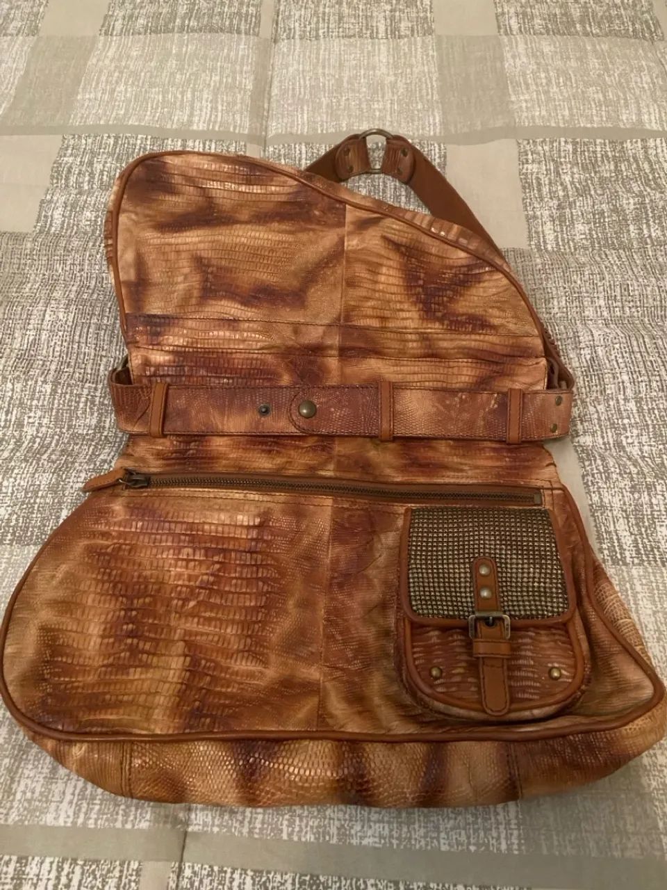 Bolsa de ombro marrom Christian Dior Original Importado EUA - Foto 3