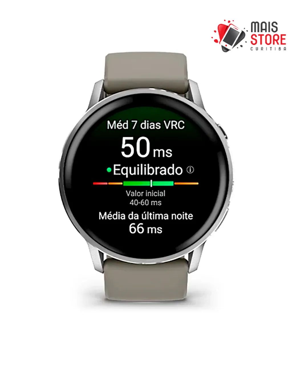Relógio  Garmin Venu 4- 45MM -Silver Gray  (010-03014-01)-Novos-Lacrados - Foto 5