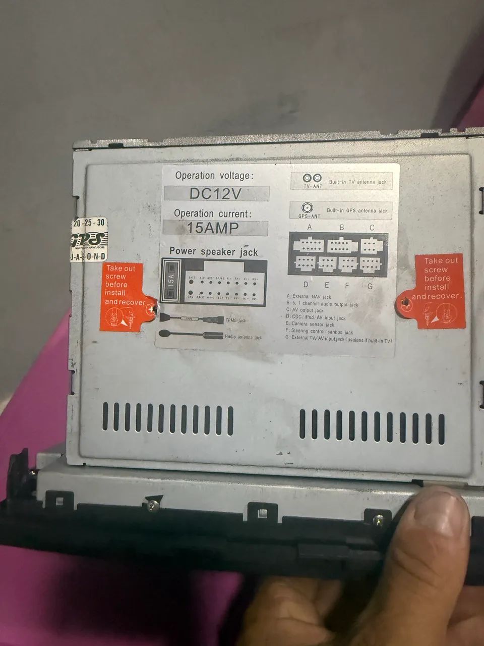 Vendo multimídia da CR-V e alto-falantes  - Foto 4