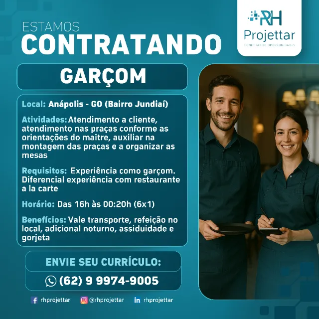 Vagas de emprego - Anápolis, Outras cidades - Goiás